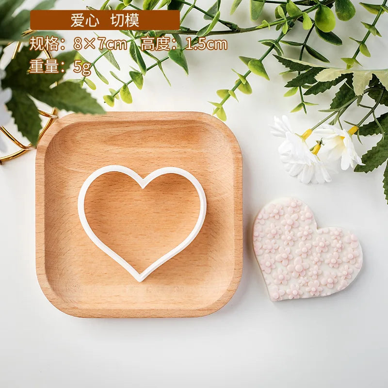 Western Style Wedding Sugar Cookies Mold Valentine's Day Engagement Dessert Table Decoration Cake Molds DIY Baking Cookie Tools Good Vibrations