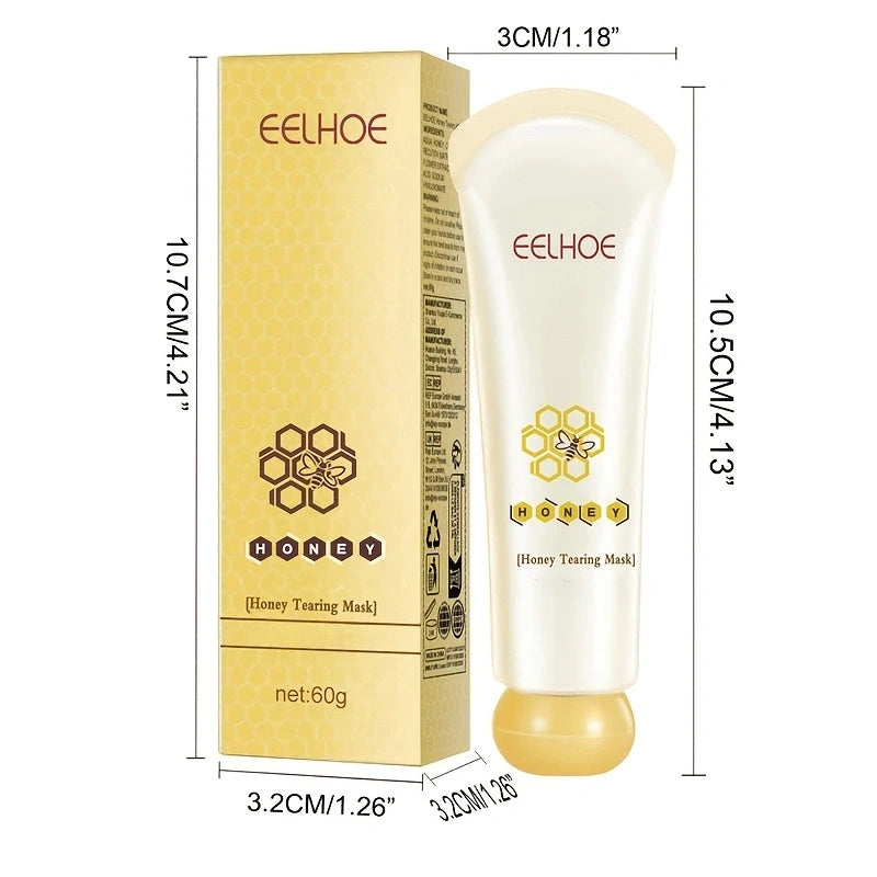 Honey Peel Off Mask Shrinks Pores Deep Clean Remove Dead Skin Blackhead Smooth Face Purifying Mask Oil Control Skin Care Good Vibrations
