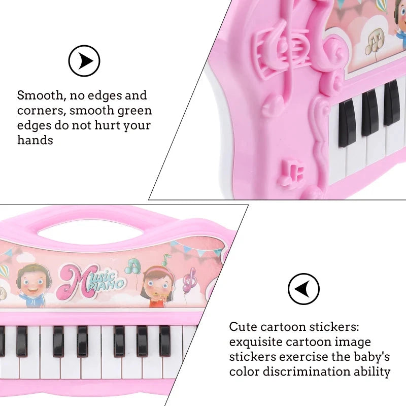 Piano Toy Keyboard Toddler Kids Electronic Musical Toys Music Educational Early Mini Children Instruments Instrument Infant Good Vibrations
