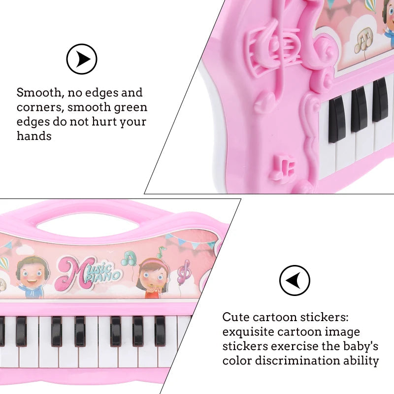 Piano Toy Keyboard Toddler Kids Electronic Musical Toys Music Educational Early Mini Children Instruments Instrument Infant Good Vibrations