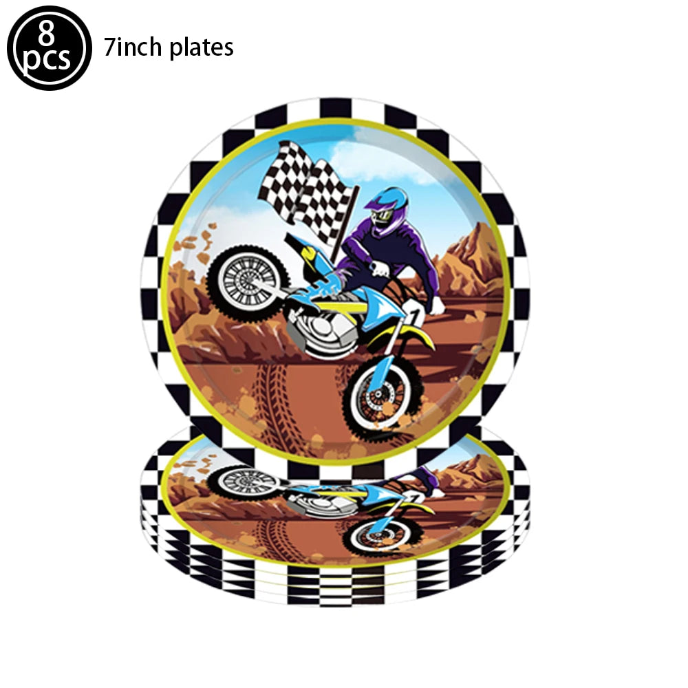 Motorcycle/Dirt Bike Birthday Party Decor Good Vibrations