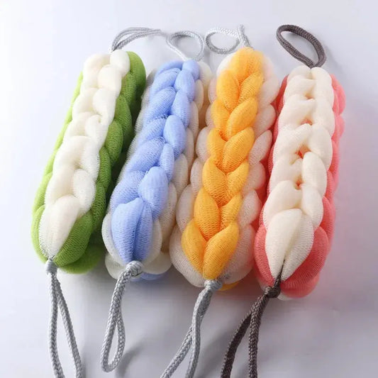 Adult Backrub Bathing Tool Scrub Strap Shower Washcloth Bast Wisp Flower Mesh Push Up Bubble Massage Brush Bath Clean Tools Good Vibrations