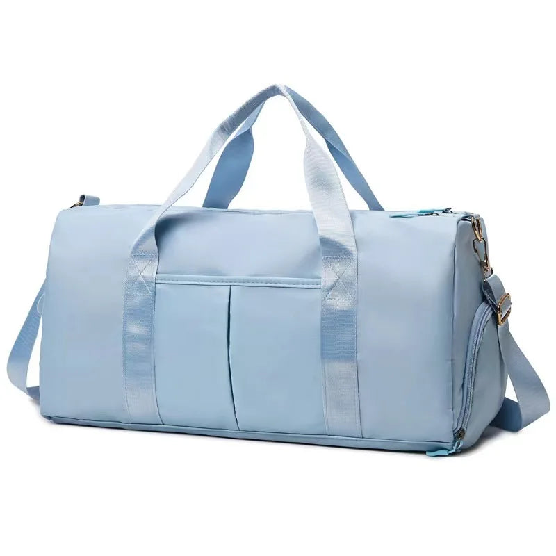 Personalized Duffle Bag, Gym Bag, Sport Bag, Custom Women Fitness Bags, Overnight Camp Bag Gift for Women, Gift For Mother's Day Good Vibrations