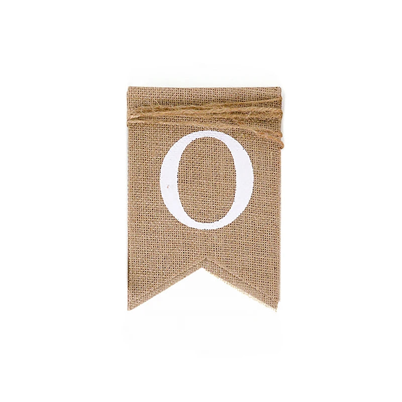 Baby First Birthday Chair Banner Burlap ONE Garland Boy Girl One Year Old Birthday Party Decoration Favors Photo Props Supplies Good Vibrations