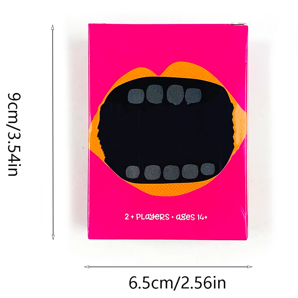 Splurt! Think Fast Say It First! Portable Party Card Travel Game Pink Board Game Birthday Gifts Family Gathering Game Cards Good Vibrations