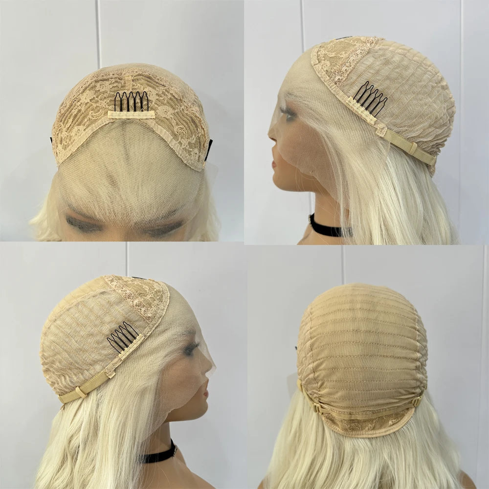 Ginger Wig Loose Wave Synthetic Lace Front Wigs For Women Long Auburn Orange Wig Deep Wave Lace Hair Heat Resistant Cosplay wear Good Vibrations