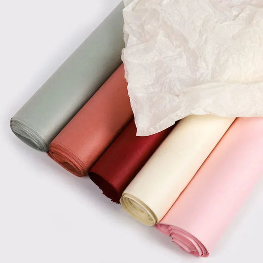 10pcs 50*66cm Flower Wrapping Paper Flower Bouquet DIY Craft Paper Wedding Birthday Baby Shower Party Gift Packing Supplies Good Vibrations