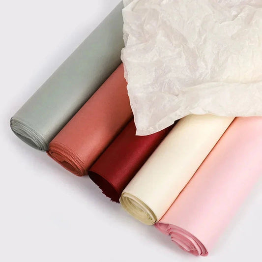 10pcs 50*66cm Flower Wrapping Paper Flower Bouquet DIY Craft Paper Wedding Birthday Baby Shower Party Gift Packing Supplies Good Vibrations