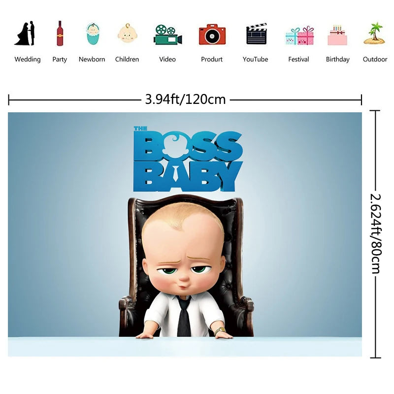 Baby Boy Party Decoration Banner Tableware Supplies Paper Boy DIY Cake Topper Birthday Foil Balloons Kit Accessory Gift Bags Good Vibrations