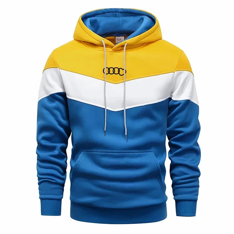 Men's Clothing Casual Sweatshirt Suit Sweatshirts for Men Daily Tricolor Hoodies Hot High Quality 2024 Sports Tracksuit Jogging Good Vibrations