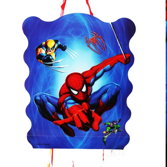 1pcs Superhero Pinatas Birthday Party hero Deco Piñata Event Party Decoration Girls Boys Kids Favors DIY Pinata Good Vibrations