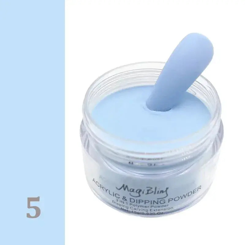 15g Acrylic Powder Light Color Carving Nail Polymer Tip Extension Crystal Powders Manicure Professional Nails Art Accessories Good Vibrations