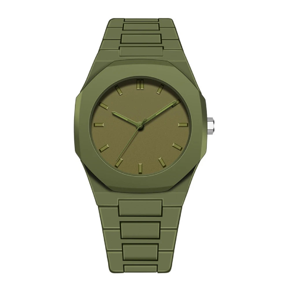 2025 New Modern Simple Creative Sports and Leisure Watch Creative Design Waterproof Quartz Movement Energy Watches Gift for Men Good Vibrations