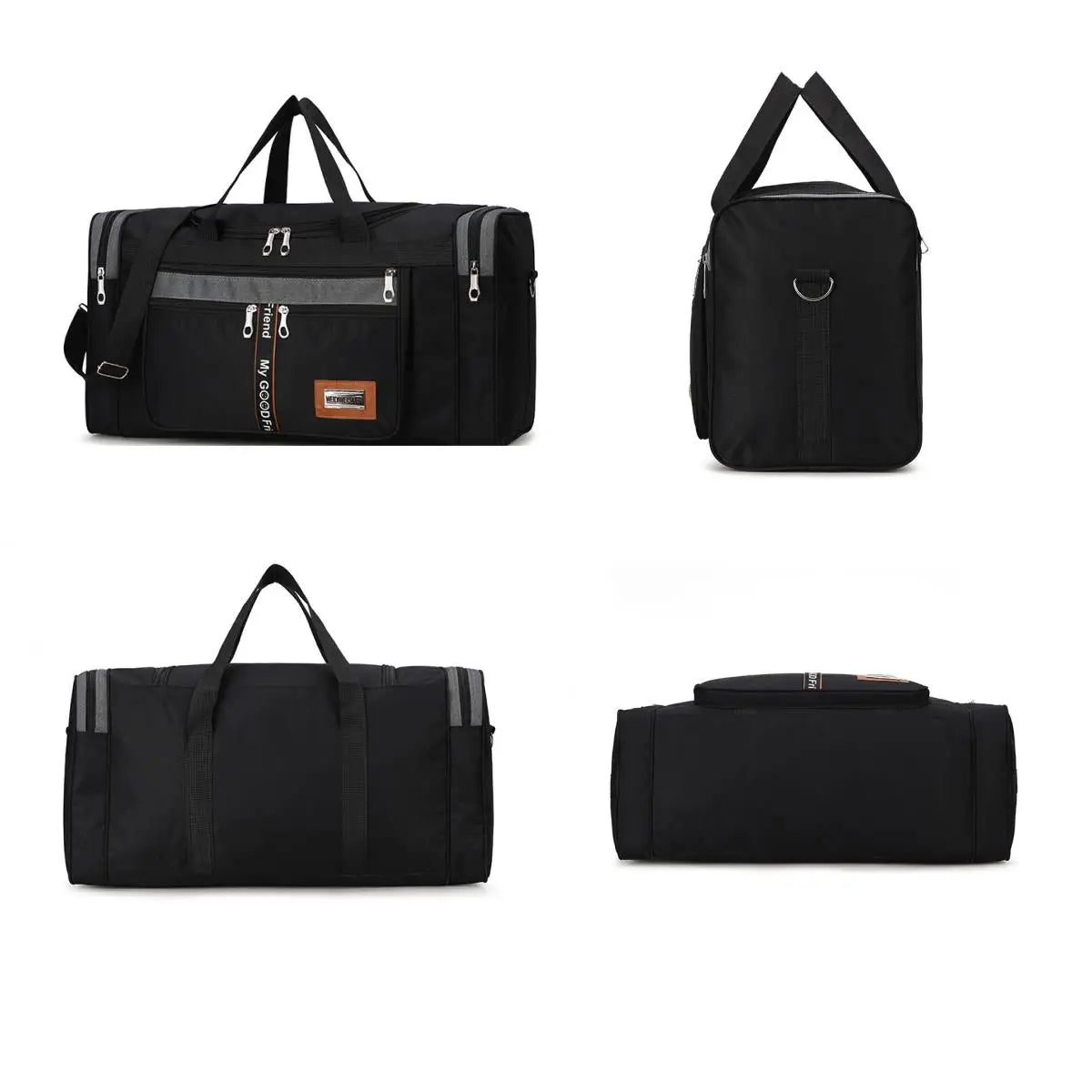 Travel Bag Large Capacity Handbag Portable Outdoor Carry Luggage Convenient Practical Male's Weekend Duffle Bags Good Vibrations