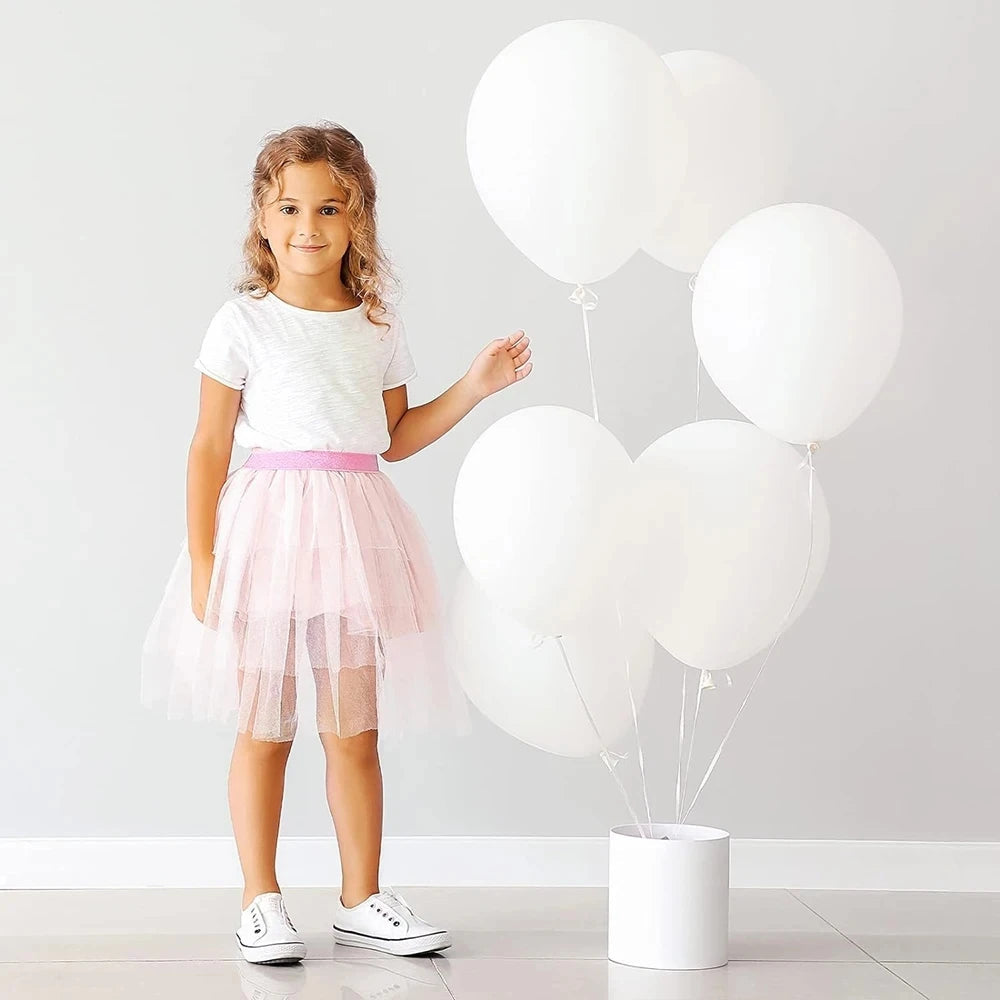 75pcs White Wedding Decor Balloon Garland White Wedding Anniversary Latex Balloons Arch Kit Valentine's Day Birde Shower Globos Good Vibrations
