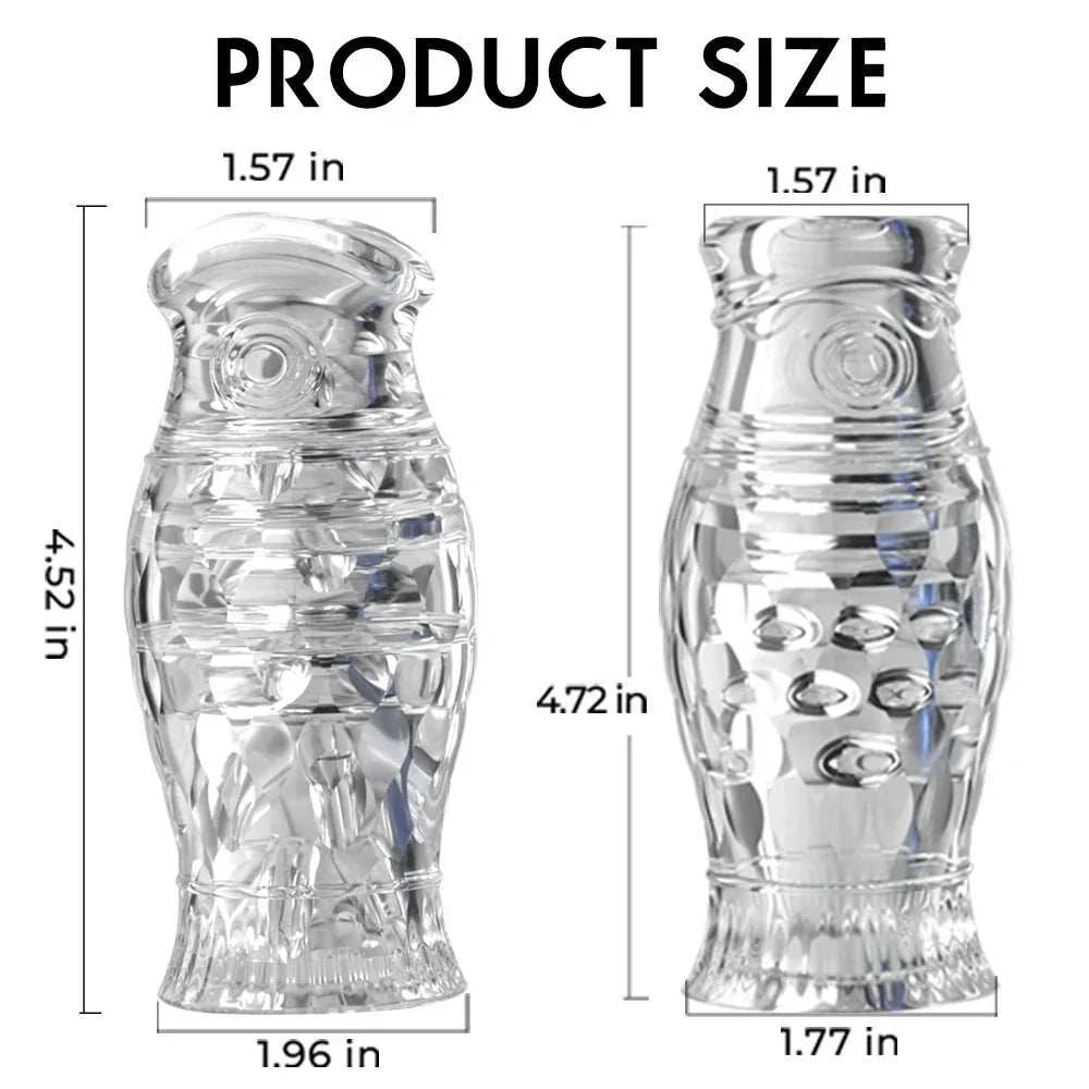 Male Masturbator Cup - Soft Silicone Transparent Vagina Toy