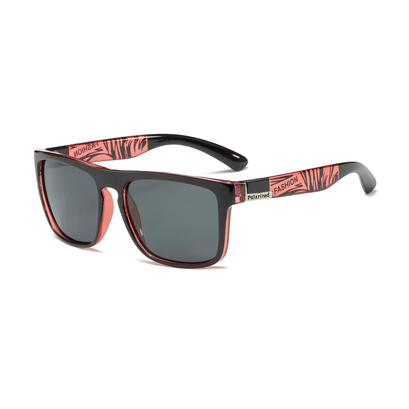 Fashion Square Vintage Polarized Sunglasses Men Women Retro Driving Fishing Luxury Brand Designer Sun Glasses UV400 Eyewear Очки Good Vibrations