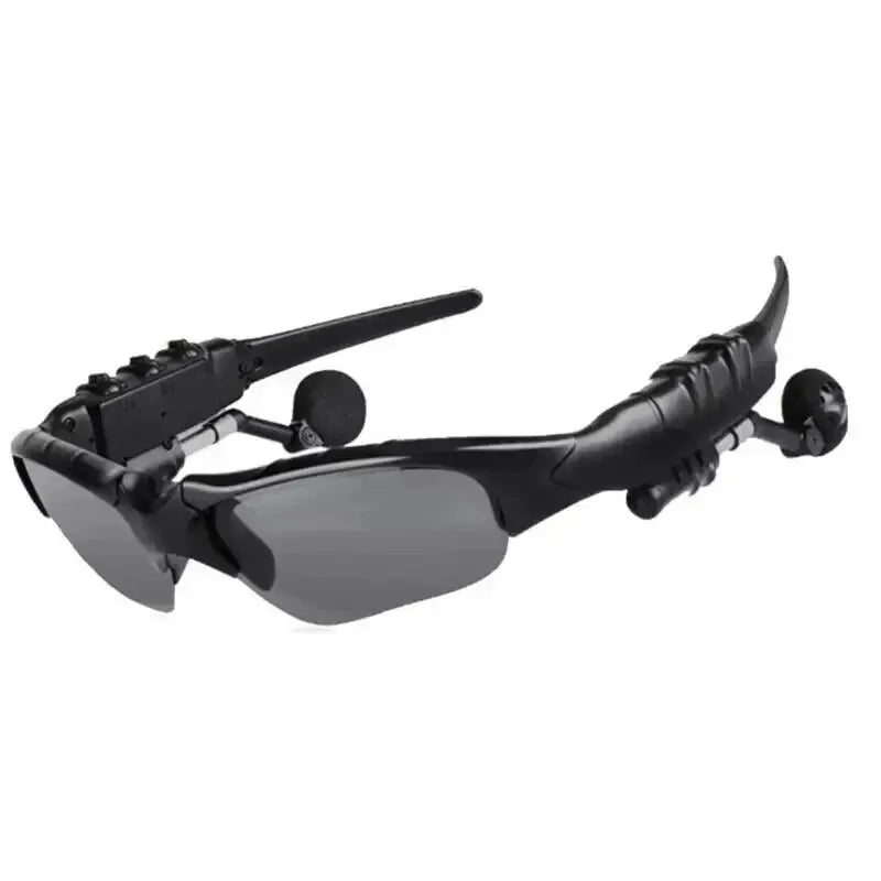 Stereo Earphones Wireless Headset with Mic Glasses Sunglasses for Driving Cycling Sports Noise Reduction Headphones Good Vibrations