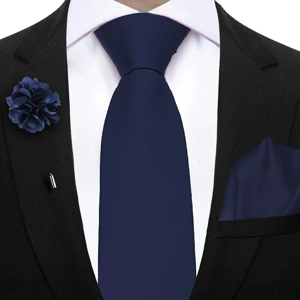 Mens Ties Set Sage Green Pink Grey Brown NeckTie Pocket Square Brooch Wedding Tie Suit Accessories Fit Group Holiday Party