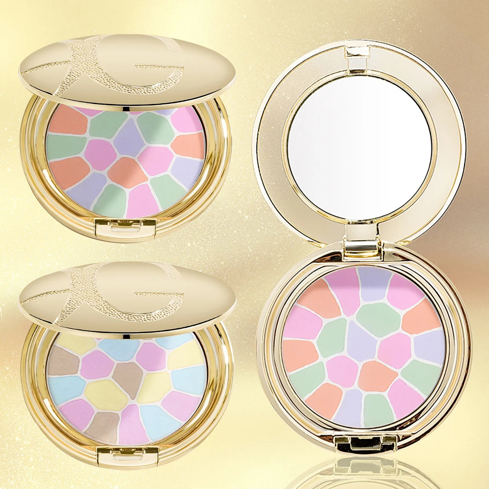 Blush Palette Makeup Blush Palette Makeup Multi-Colored Bright Light Long Lasting Natural Glow Complexion Face Blushes Bright Good Vibrations
