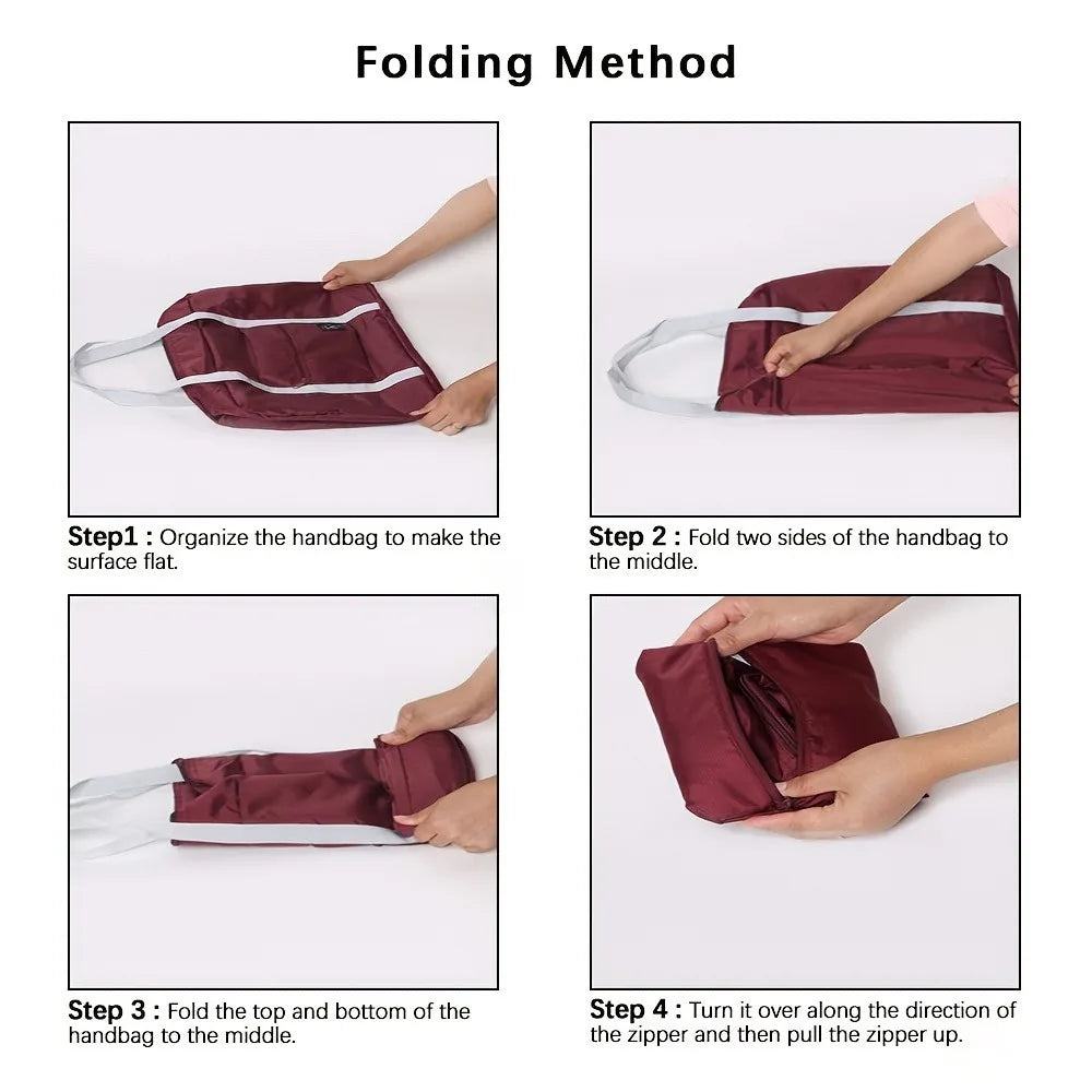 1 set of foldable large capacity travel luggage bag, expandable fitness bag, sports carry on, weekend luggage check-in, luggage Good Vibrations
