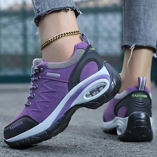 Women's Sneaker 2025 Women Sneakers With Heels Casual Shoes Woman Vulcanize Footwear Autumn Zapatillas De Mujer Casual Sports Good Vibrations