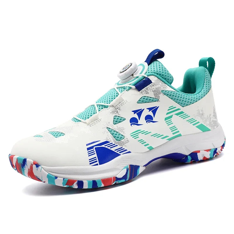 Lightweight and Breathable Tennis Shoes Men's and Women's Cushioned Sports Shoes Outdoor Badminton Shoes Anti Slip Walking Shoes Good Vibrations