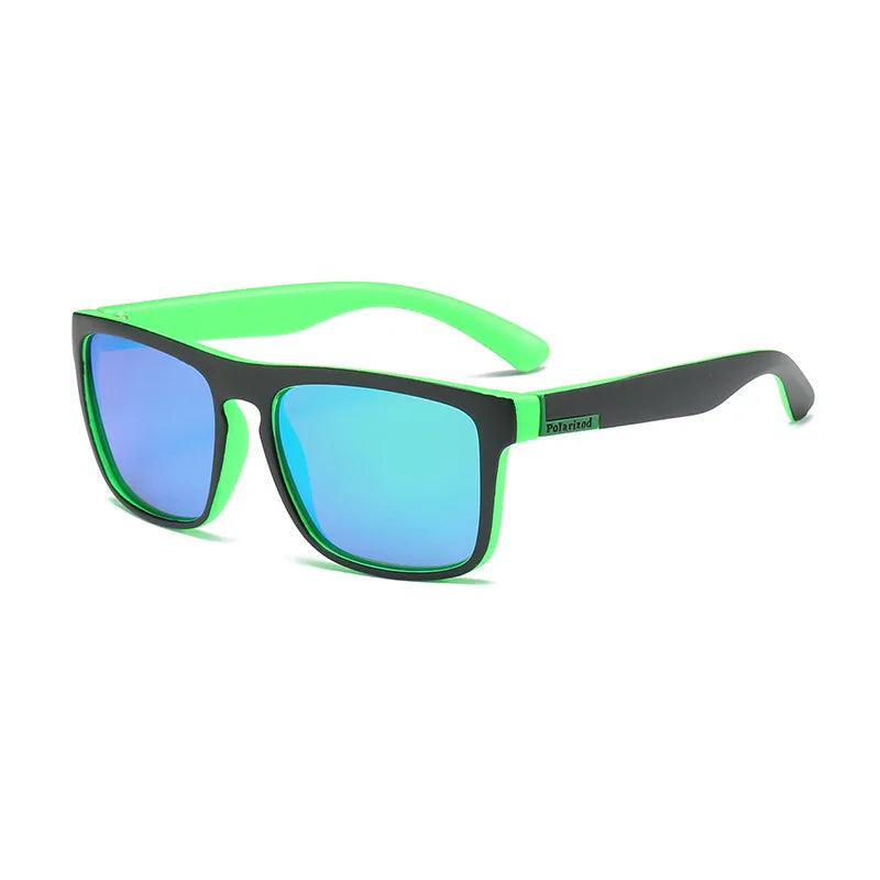 Fashion Square Vintage Polarized Sunglasses Men Women Retro Driving Fishing Luxury Brand Designer Sun Glasses UV400 Eyewear Очки Good Vibrations