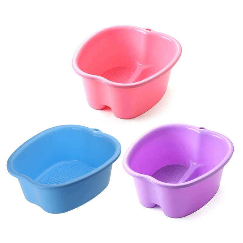 Plastic Large Foot Bath Spa Tub Basin Bucket for Soaking Feet Detox Pedicure Massage Portable 4 Colors Good Vibrations Adult Super Store