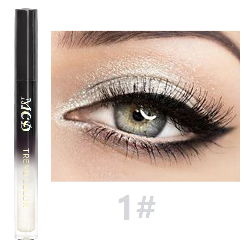 13-Shade Waterproof Liquid Eyeshadow Palette - High Shine  Long-Lasting & Smudge-Proof Makeup Set for Glamourous Looks glitter Good Vibrations