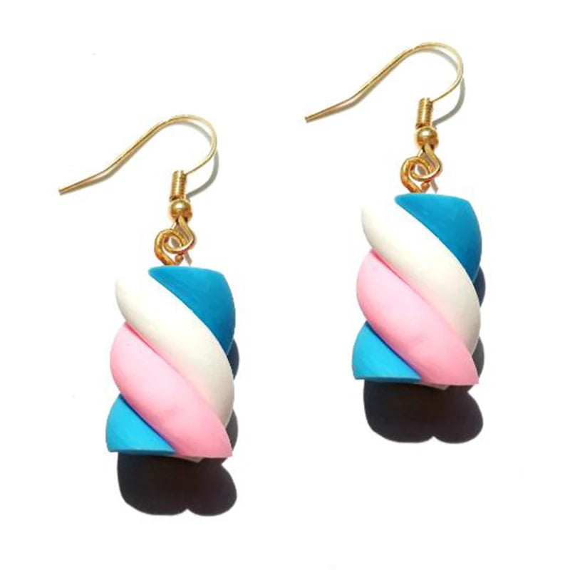 Earrings For Women Girls Cute Foods Hamburg Pizza Chicken Leg Candy Bottle Handmade Candy Kids Funny Resin Good Vibrations Adult Super Store