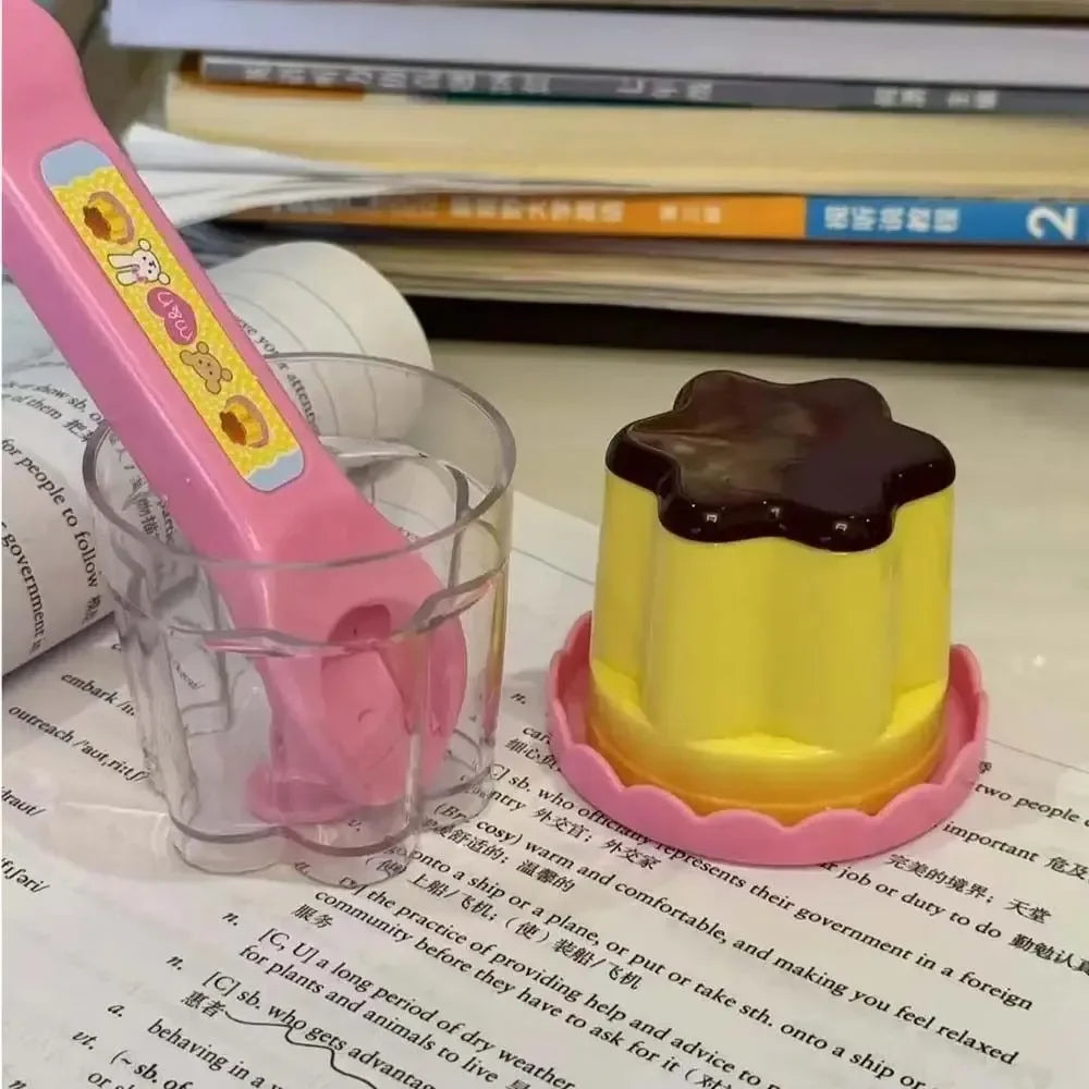 Food Feeding Pudding Feeding Toy Simulation Role Play Kitchen Strawberry Pudding Toy Pretend Play House Toys Kids Gift Good Vibrations
