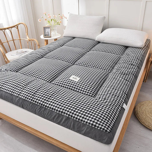 NewestFoldable Lightweight Portable Sleeping Pad/Tatami Mat Japanese Futon Mattress Soft Fabric,Easy Storage & Travel Mattress Good Vibrations