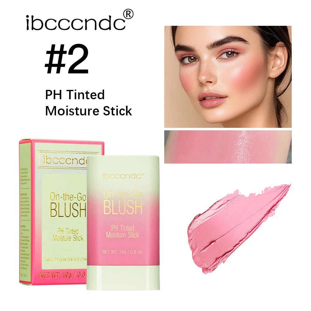 Temperature Change 3-in-1 Cheek Lip Tinted pixiBlush Stick Temperature Change Blush Makeup Products Cosmetic Palette Stick Face Good Vibrations