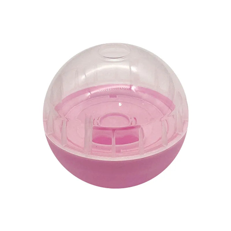 IQ Treat Ball Dog Treat Dispenser Toy Ball Interactive Dog Toy - 4" Dog Food Toy Stimulation, Slow Feeder Good Vibrations