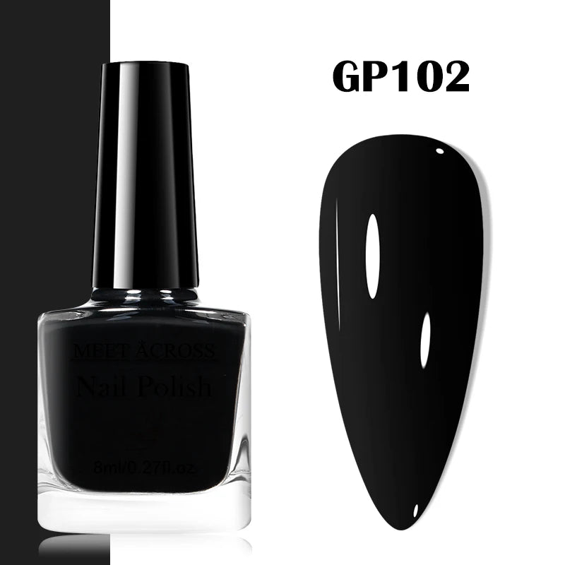 48 Colors Nail Polish Quick Dry No-bake Lasting Water-based Tearable Manicure Not Easy To Fade Semi-permanent Varnish Nail Art Good Vibrations