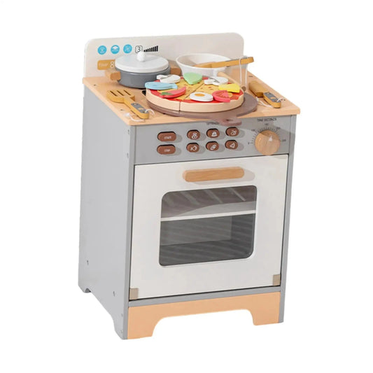 Kids Oven Plays Set Developmental Children Wooden Oven Playset Kids Good Vibrations