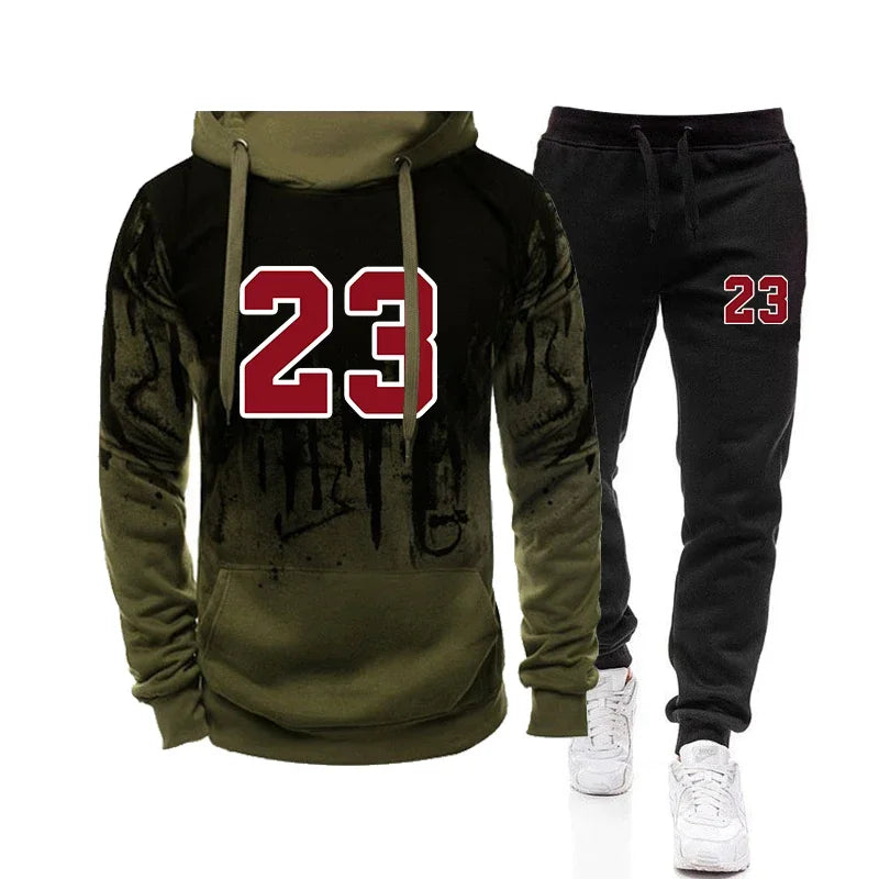 Casual Hoodies Jogging Sweatshirts for Men Top Fashion Comfortable Autumn Winter Daily Dressing Sports Sweatpants Men's Clothing Good Vibrations