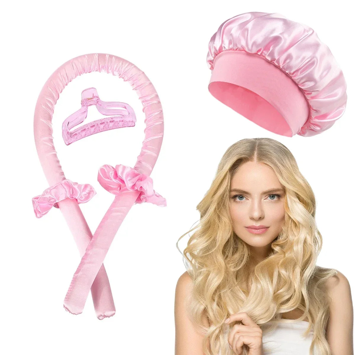 Heatless Curling Rod Headband Night Cap No Heat Hair Curler Hair Rollers Soft Curlers Lazy Curls Sleeping Bonnet Styling Tools Good Vibrations