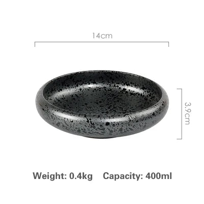 14cm hot sell Creative retro ceramic sushi dishes tray Sauce Chili pepper snacks small dishes gold plates set dinner dishes sets Good Vibrations