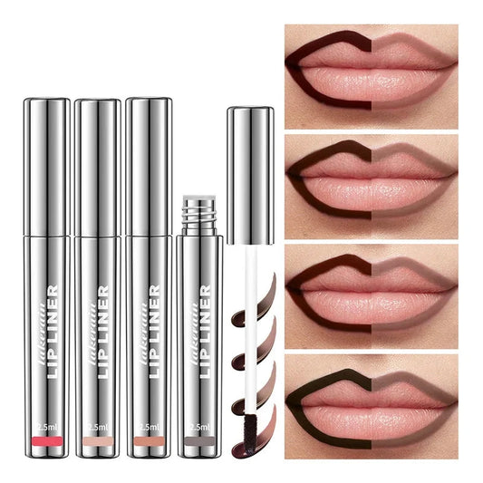Waterproof Lip Liner Peel Off Tattoo Lipgloss Waterproof Long Lasting Matte Lip Tint Brown Contour Tear-off Lips Stain Cosmetic Good Vibrations