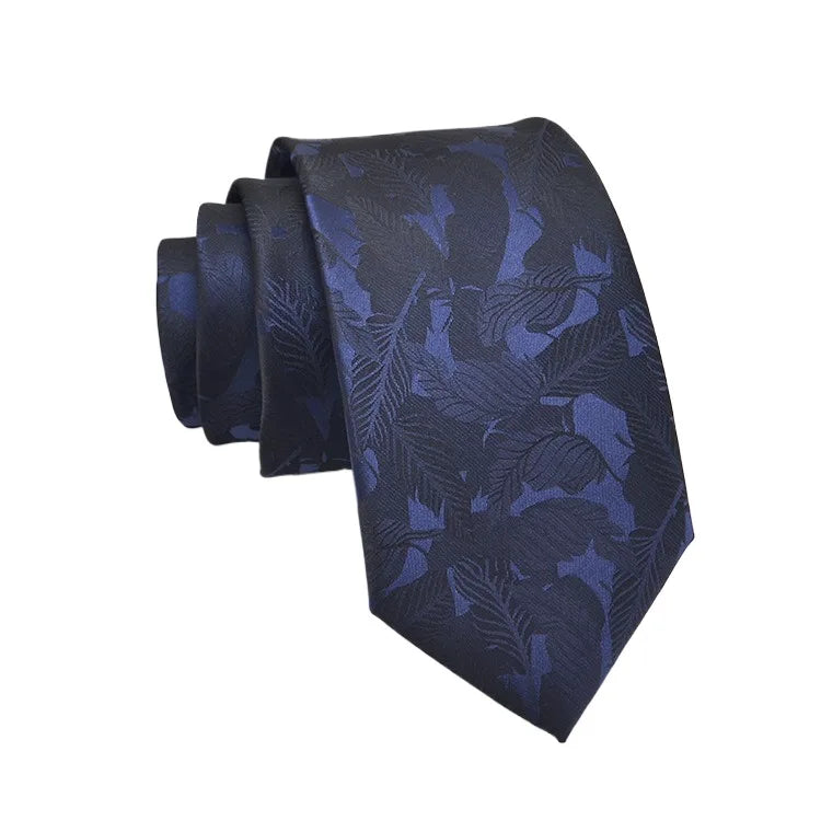 35 Styles Men's Silk Ties Jacquard Dot Floral 8cm Necktie Accessories Daily Wear Shirt Suit Cravat Wedding Party Gifts Neck Tie Good Vibrations