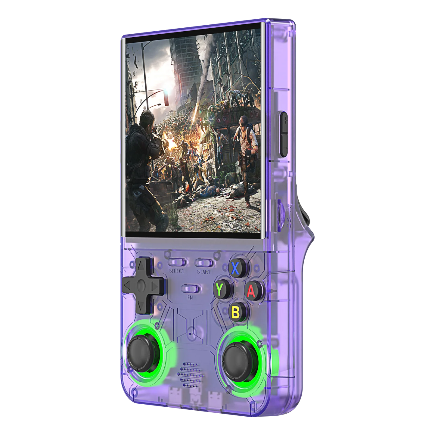 2025 R36 Ultra Open Source R36S Video Game Console Linux System 4.0 Inch IPS Screen Portable Pocket Video Player 64G best Games Good Vibrations