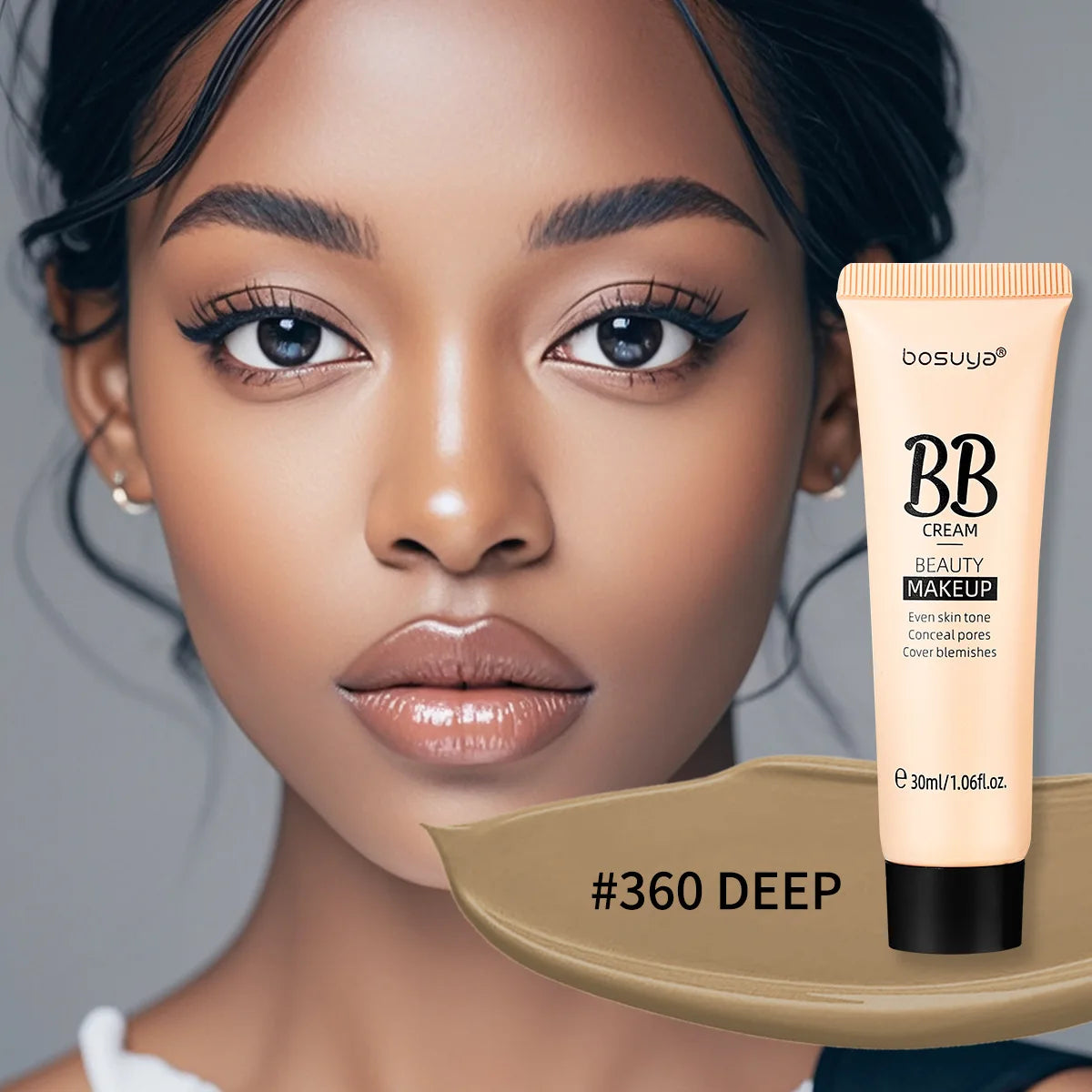 30ml Beauty BB Cream Foundation,Liquid Concealer,Long-Lasting Moisturizing Waterproof,Not Easy to Remove Makeup,Full Coverage Good Vibrations