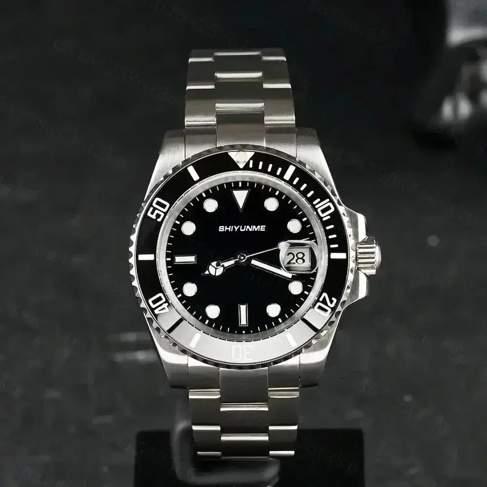 WATCH1 Store  Men's 904L Automatic Mechanical Watch Stainless Steel Bracelet Ceramic Waterproof Sapphire Glass Good Vibrations