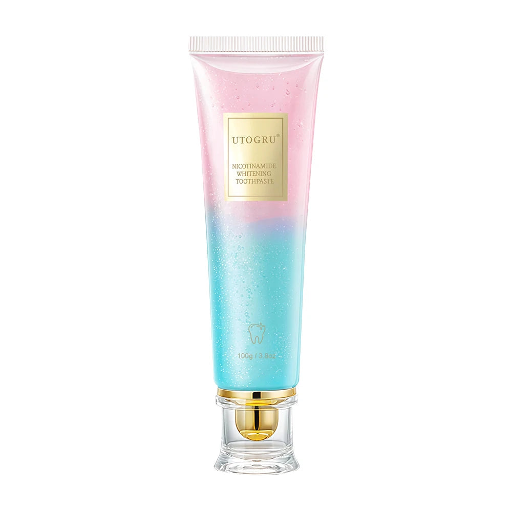 100g Niacinamide Whitening Toothpaste Refreshing Clean Teeth For Men And Women Fresh Breath Toothpaste To Remove Tooth Stains Good Vibrations