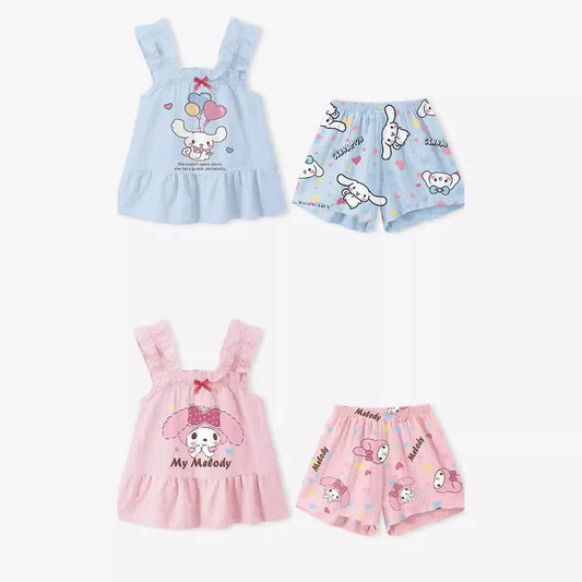 New Spring Autumn Children's Clothing Sets Elsa Boy Sleepwear Long sleeved pants Clothes Kids Pajamas Set Baby Girls Pyjamas Good Vibrations