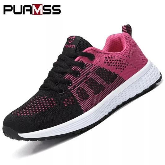 2024 Women Sport Shoes Fashion Platform Sneakers Ladies Spring Winter Flats Running Shoes for Woman Good Vibrations