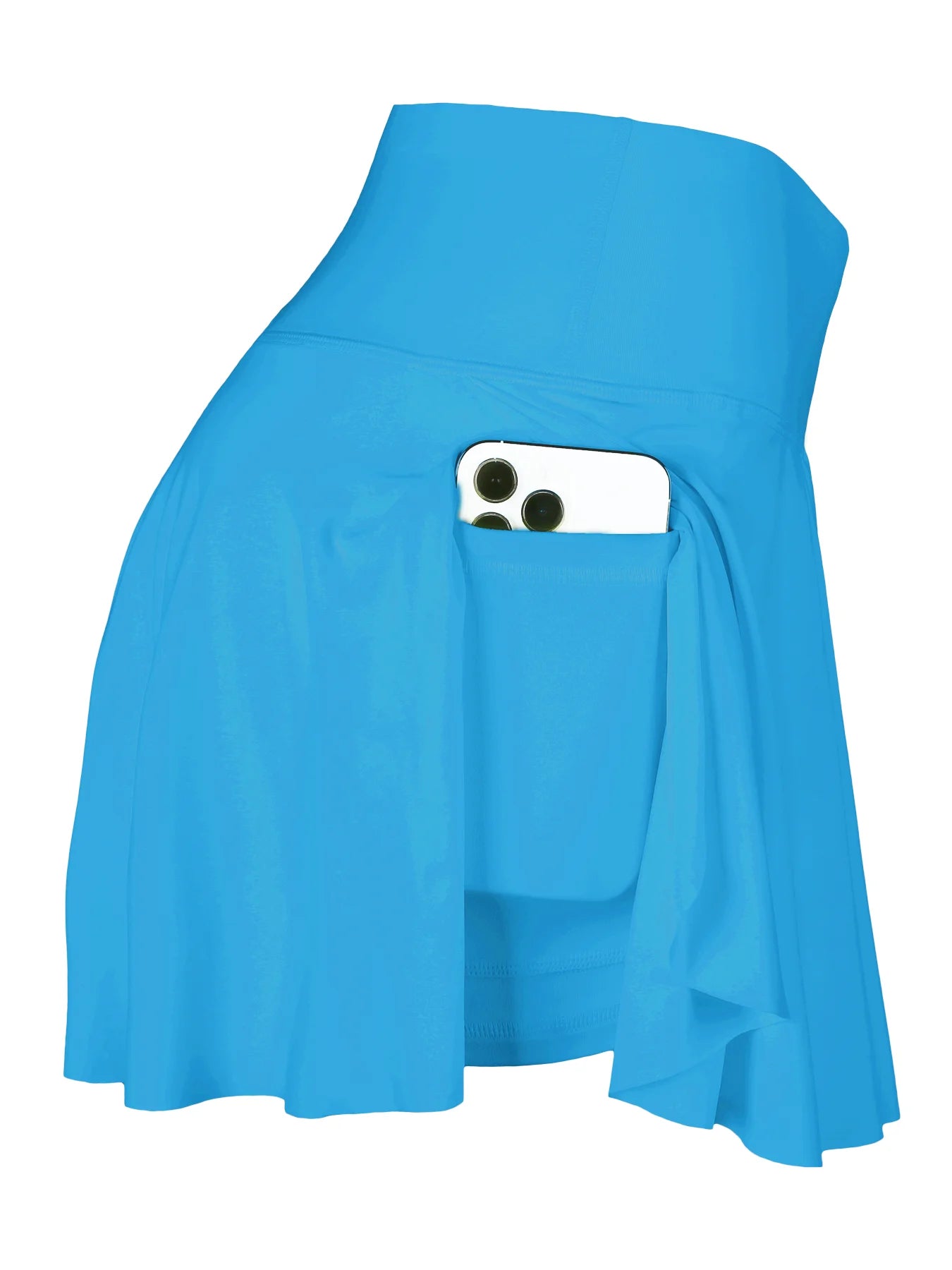 Women's Cross Waist Fake Two Pieces Sports Tennis Pockets Pant Skirt For Workout Fitness Badminton Yoga Fitness Running Marathon Good Vibrations