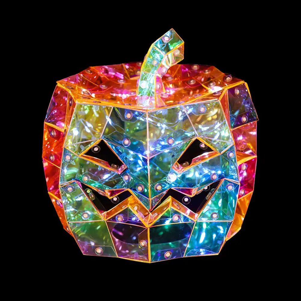 Halloween Prismatic Ghost Iridescent Ghost Decor Cute Glow Ghost Led Lights Holiday Party Decoration Scary Atmosphere Prop Good Vibrations